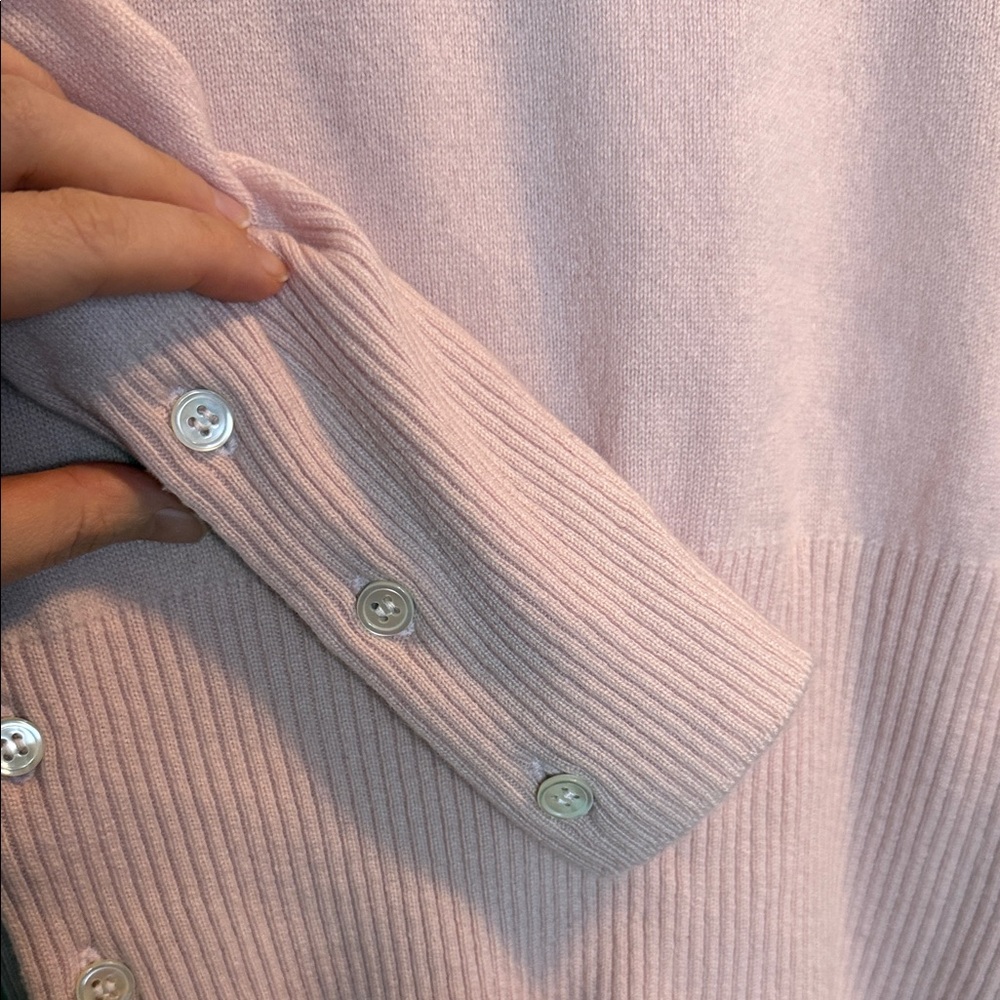 Thom Browne Light Pink Cashmere Sweater - Picture 4 of 8